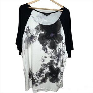 SIZE 1x Addition Elle Michel Studio Floral Top​
